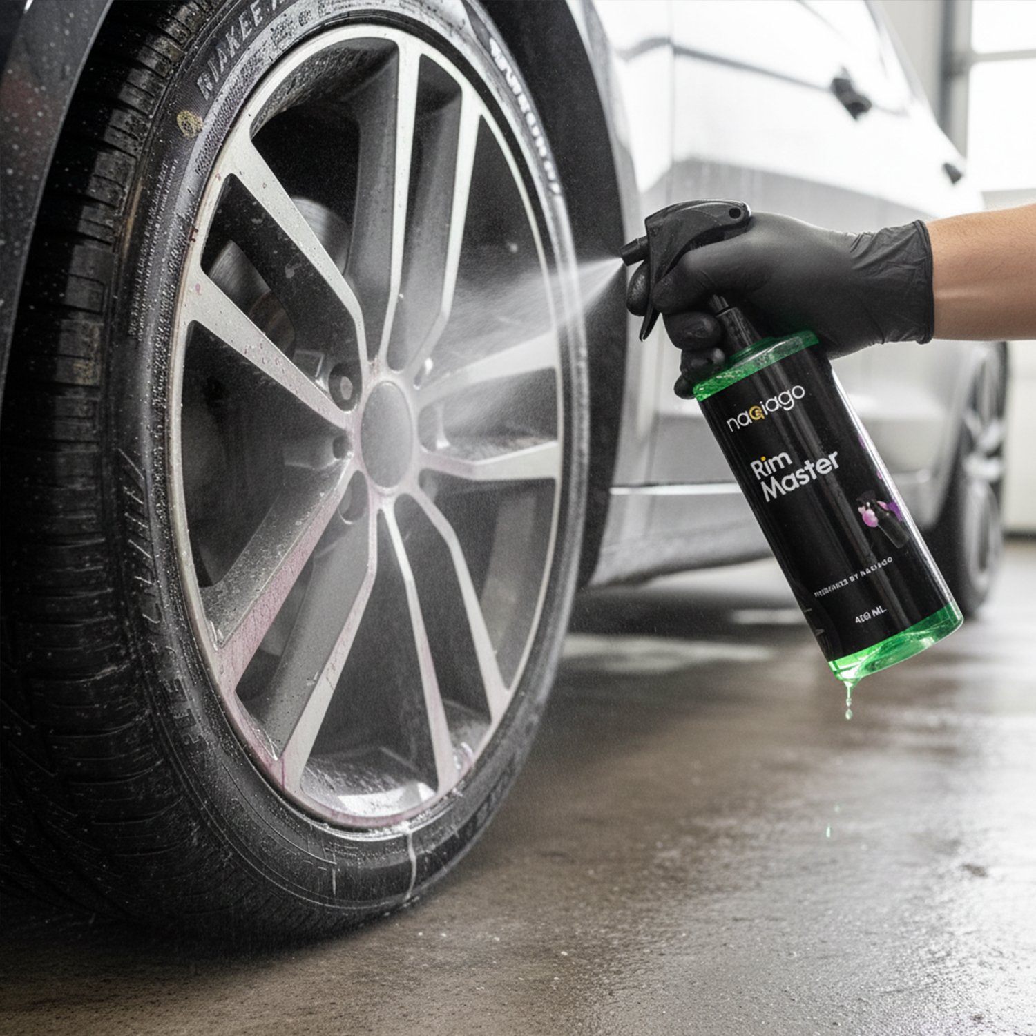 Flacon Rim Master – nettoyant jantes voiture dégraissant roues auto
